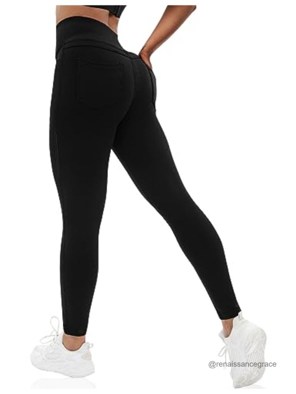 Buttery Soft High Waisted Leggings Back Pockets